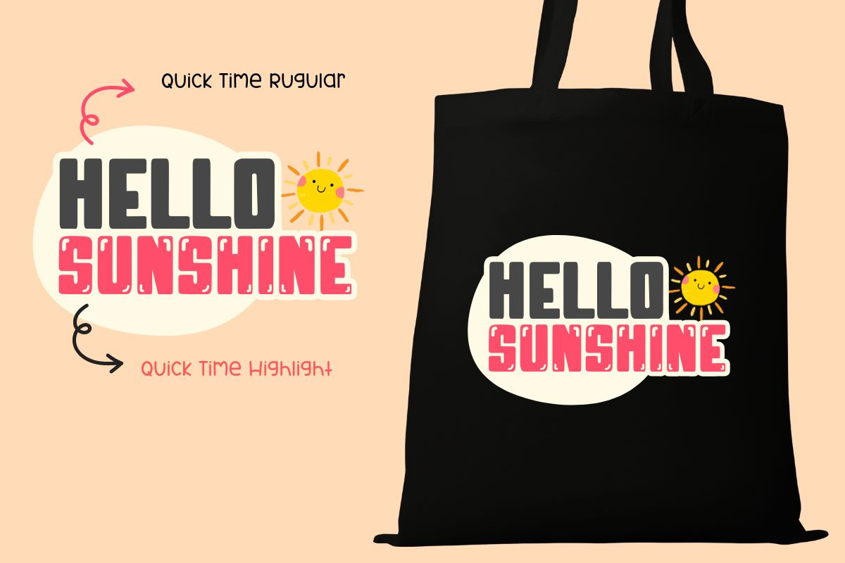 Quick Time - Font Duo, a Sans Serif Font by AnningArts (Photo 3 of 8)