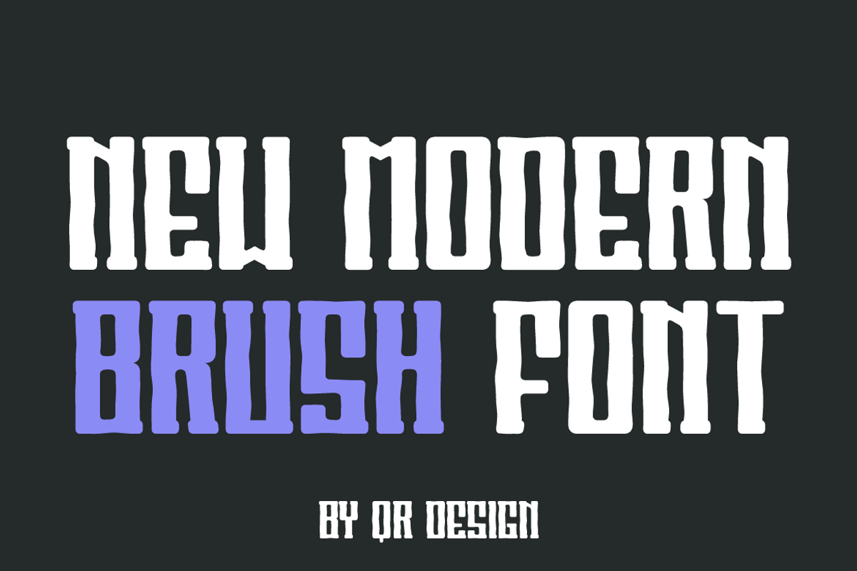Belang Keslomot Brush, a Handwritten Font by QR Design Studio (Photo 2 of 6)