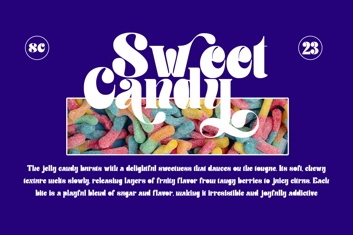 Gloofunky - Elegant Display Font, a Serif Font by Qweera Studio (Photo 3 of 10)