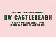 DW Castlereagh - Vintage Font