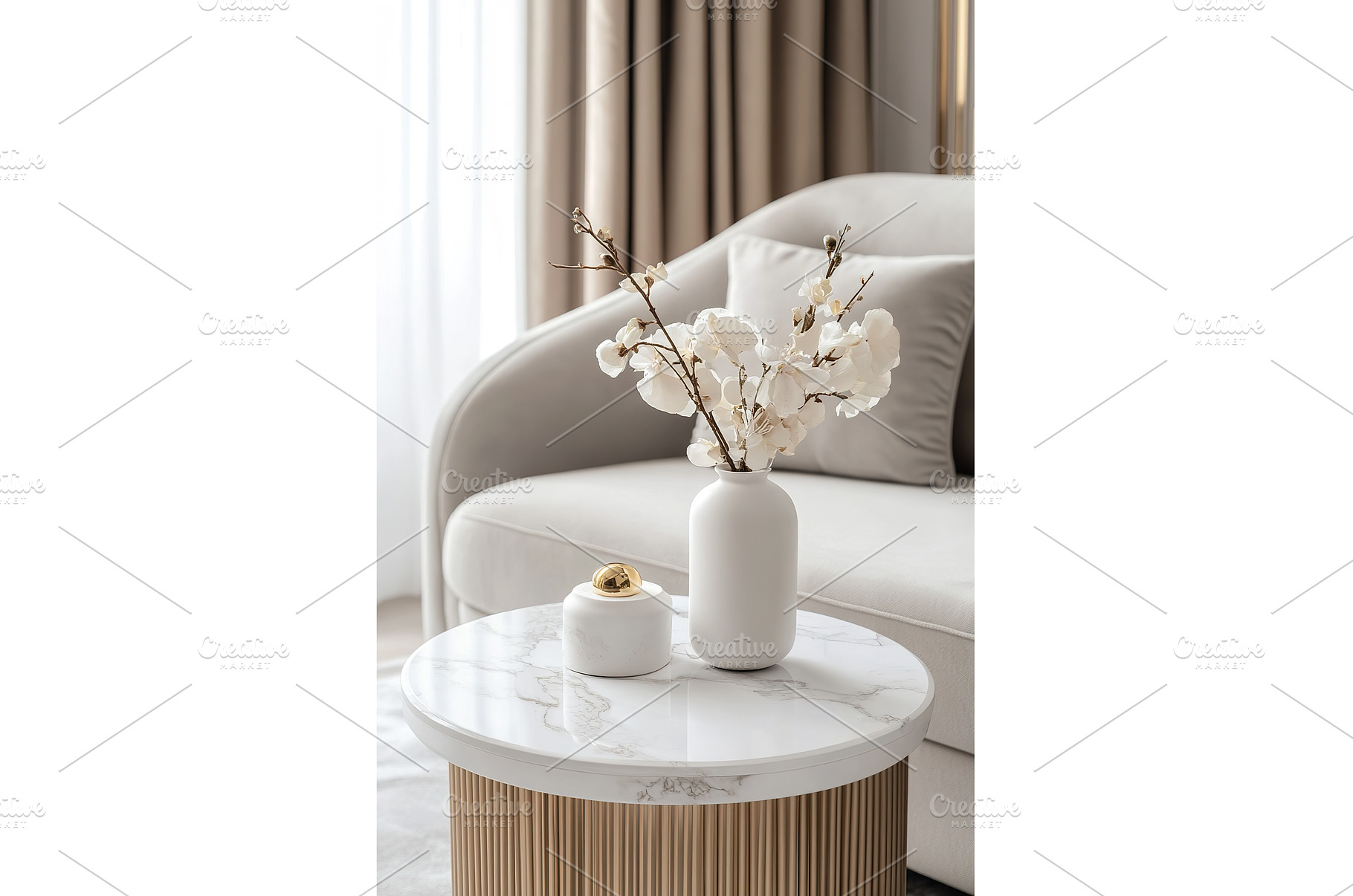 Minimalist arrangement of flower, an Architecture Photo by Lermont51