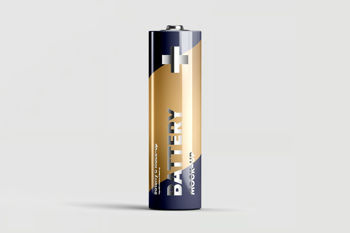 Battery AA Mock-up, a Product Mockup by zippypixelstudio (Photo 6 of 9)