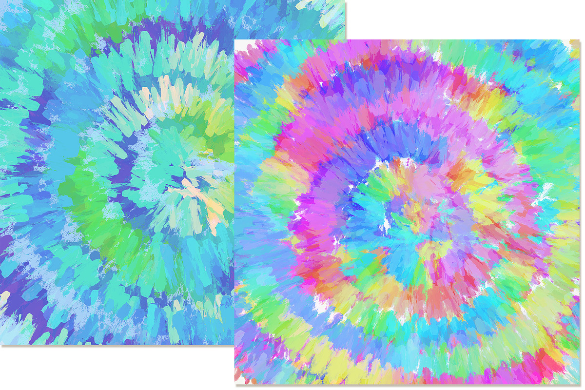 Tie-Dye Brushes for Procreate, a Brush Add-On by Studio Kitsch (Photo 7 of 8)