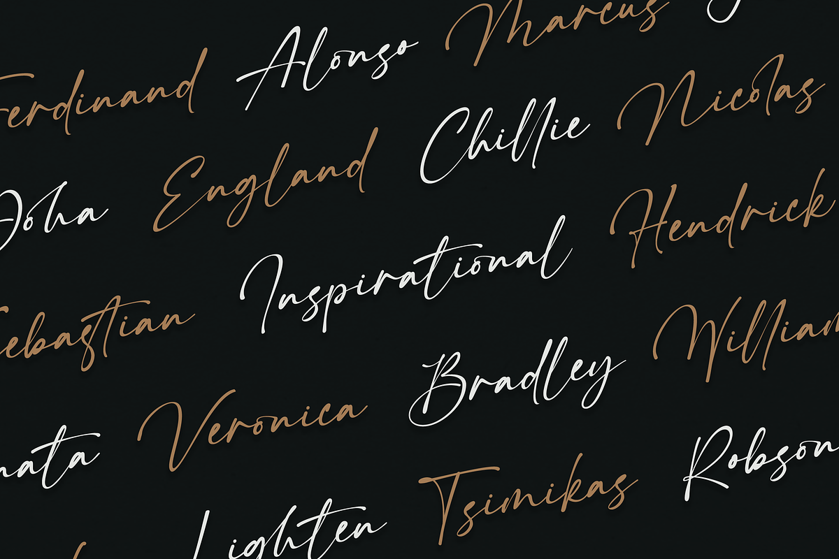 Constaller Chic Calligraphy Script, a Script Font by Namara Creative Studio (Photo 3 of 12)