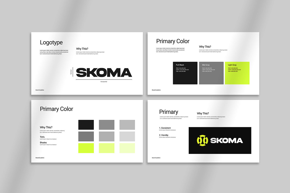 Brand Identity Guidelines Template preview 4