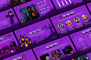Halloween PowerPoint Template, a Presentation Template by SKY CREATION (Thumbnail 1 of 6)