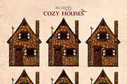 Cozy Houses, an Object Illustration by Ink Stories (Thumbnail 2 of 22)