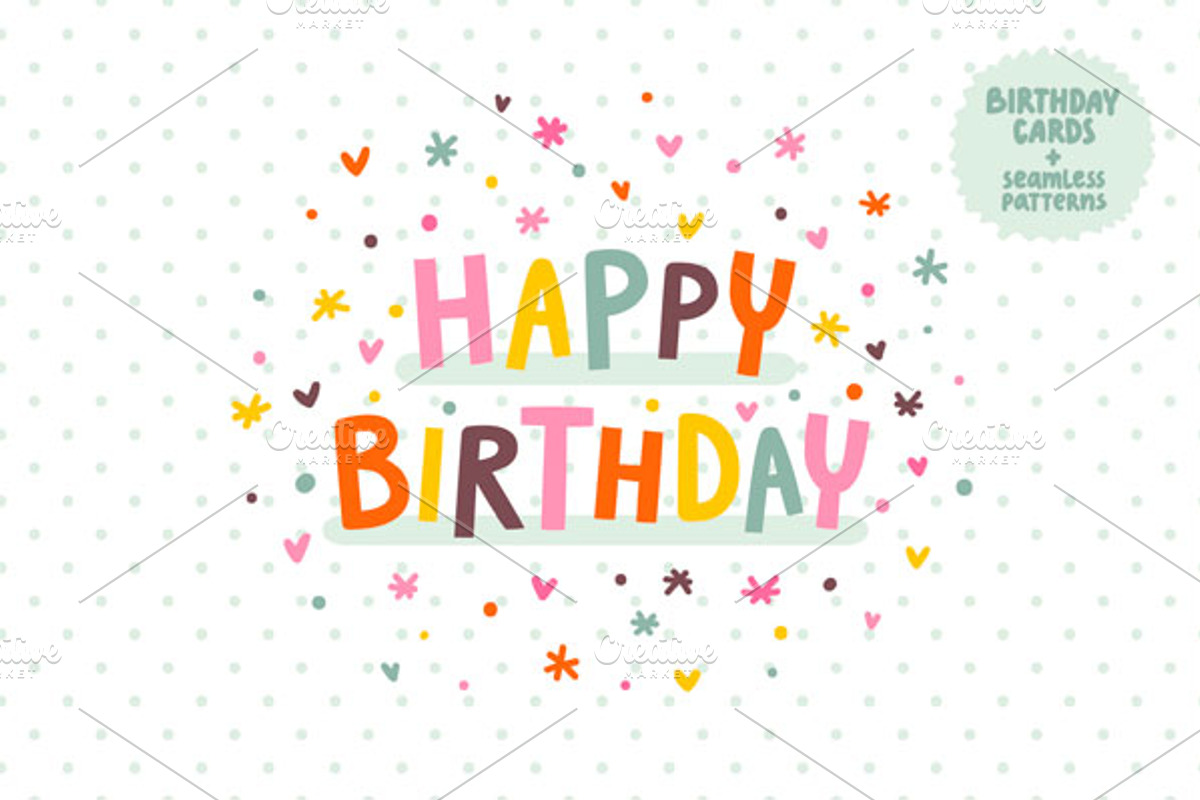 Birthday set, a Pattern Graphic by Stolenpencil (Photo 1 of 4)