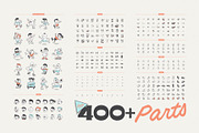 Mascot Maker v2.0: Vector Toolkit, a Person Illustration by Staple. (Thumbnail 2 of 13)