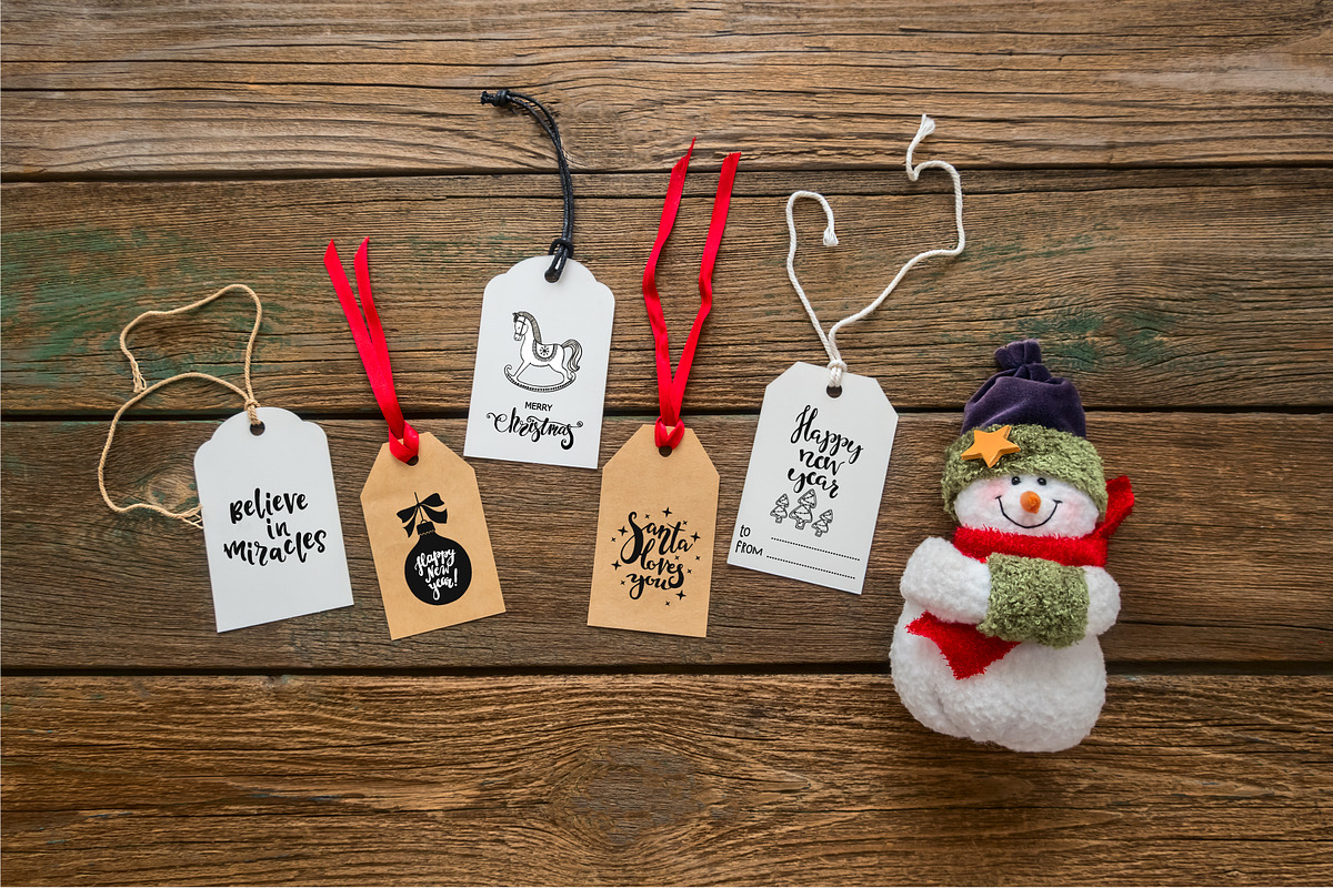 Christmas and Happy New Year Set, a Decorative Illustration by Lena Kedrova (Photo 5 of 11)