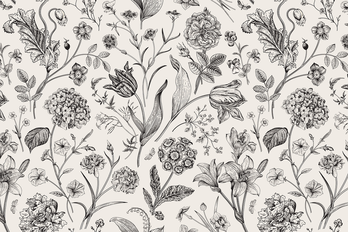 Classic. Seamless patterns, a Pattern Graphic by olga.korneeva (Photo 4 of 14)