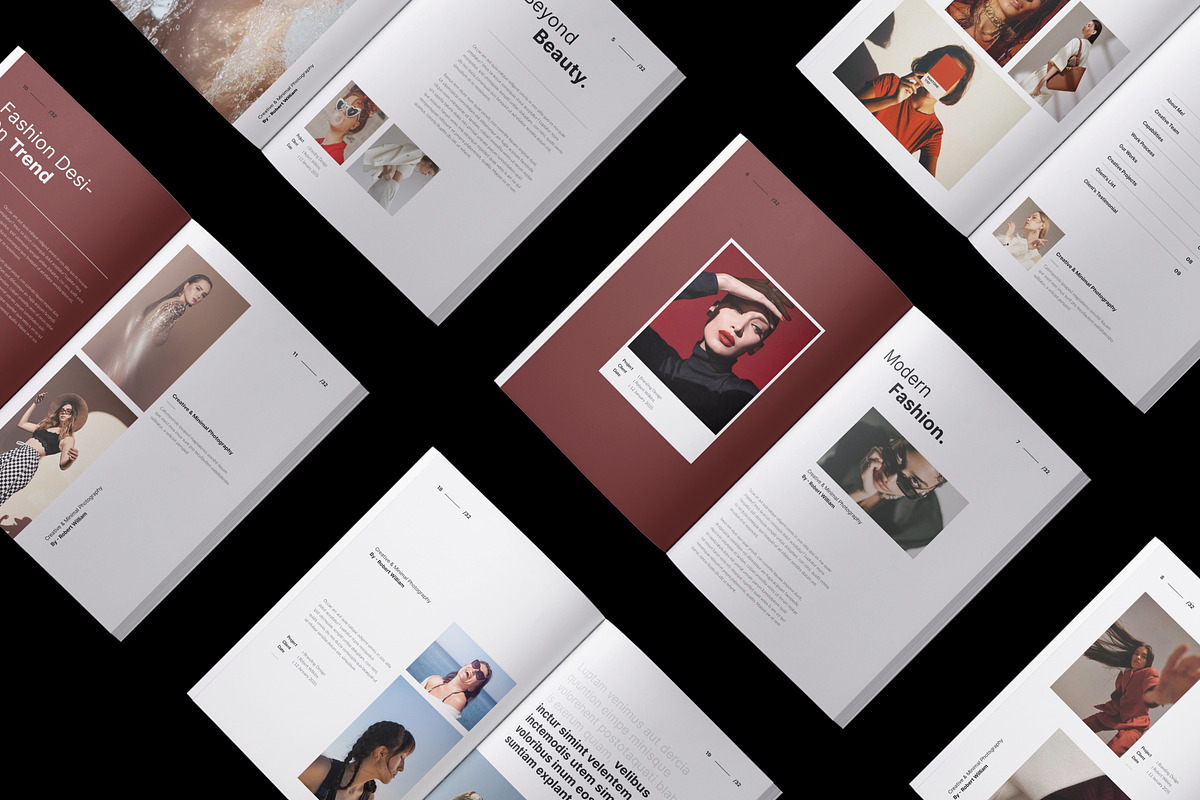 Photography Portfolio Template, a Brochure Template by TemplateFolio-Shop (Photo 2 of 16)