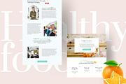 Healthy Life Coach WIX Sales Page, a Landing Page Template by Make It Yours Lab. (Thumbnail 2 of 10)
