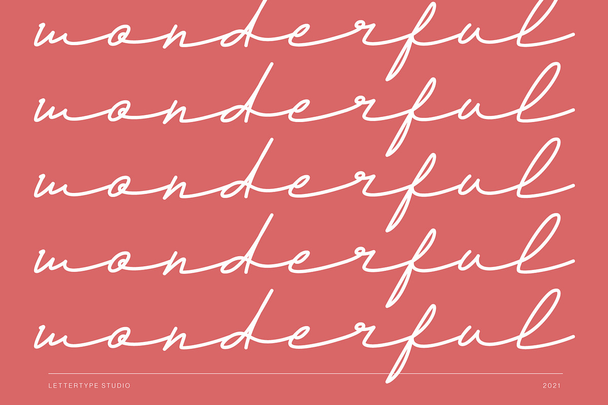 Andalusia a Beautiful Script Font, a Script Font by Lettertype Studio (Photo 9 of 19)
