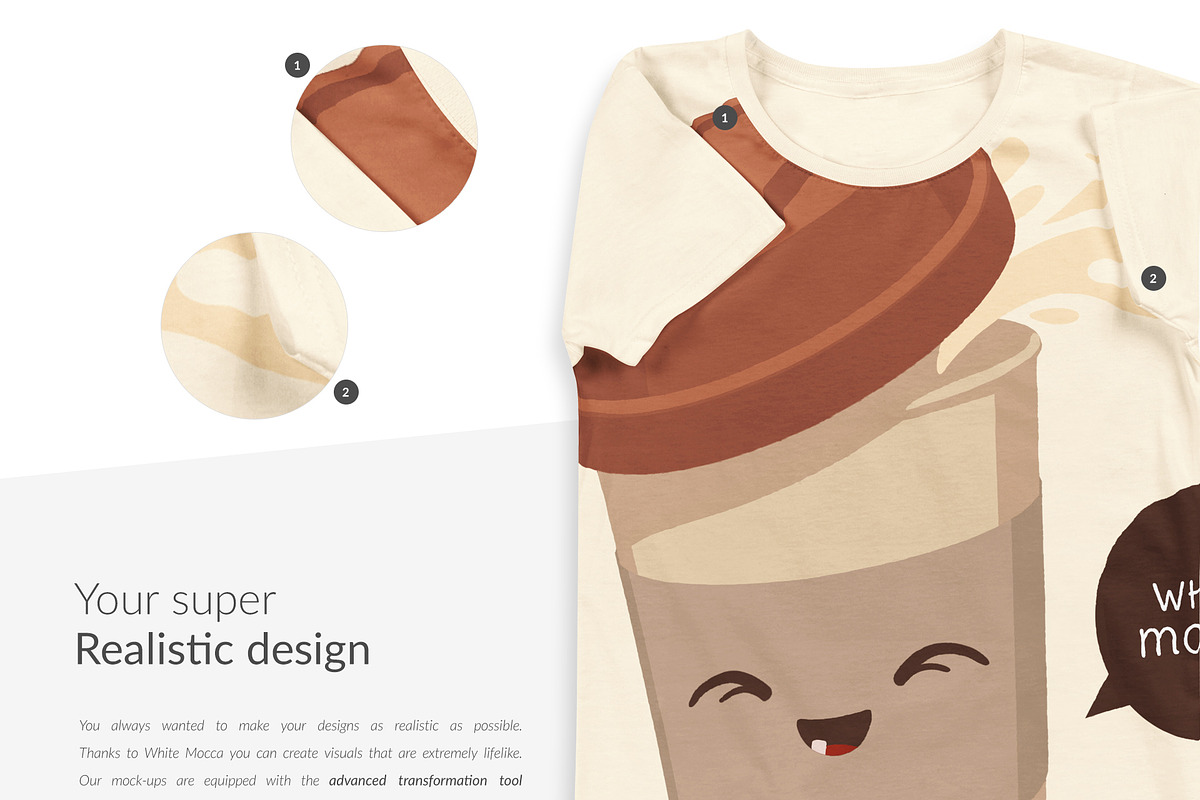 6x Women T-shirt Ghost Mock-ups Set, a Books & Magazine Mockup by Apparel_Mockups (Photo 10 of 23)