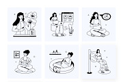 Pregnant Woman Icons, a Duotone Icon by Vectors Market (Thumbnail 12 of 13)