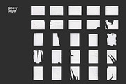 Glued Paper Mockups, a Print Template by ls.graphics (Thumbnail 3 of 9)