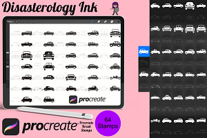 Cars Outlines & Silhouettes Set 3