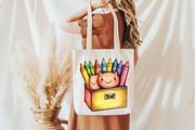 Kawaii Back to School Clipart, an Illustration by Pixels.Craft (Thumbnail 6 of 7)