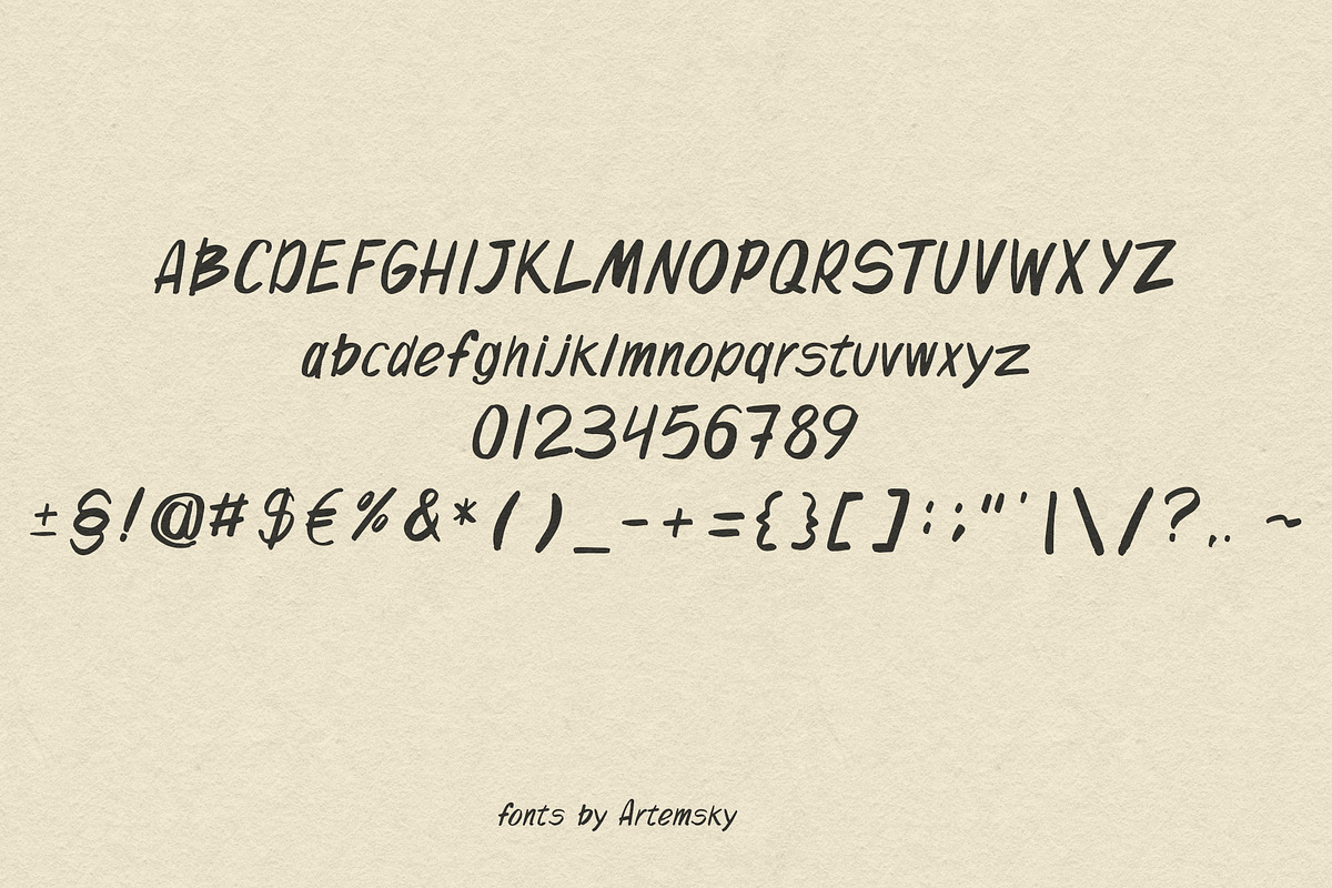 Organic Playful San Serif Font, a Sans Serif Font by Artemsky (Photo 4 of 10)