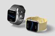 Smart Watch Mockup, a Wearable Device Mockup by Hubzway (Thumbnail 4 of 9)