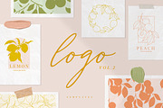 Modern Fruit Logos, Pattern, Clipart, a Branding & Logo Template by Inna Moreva (Thumbnail 1 of 12)