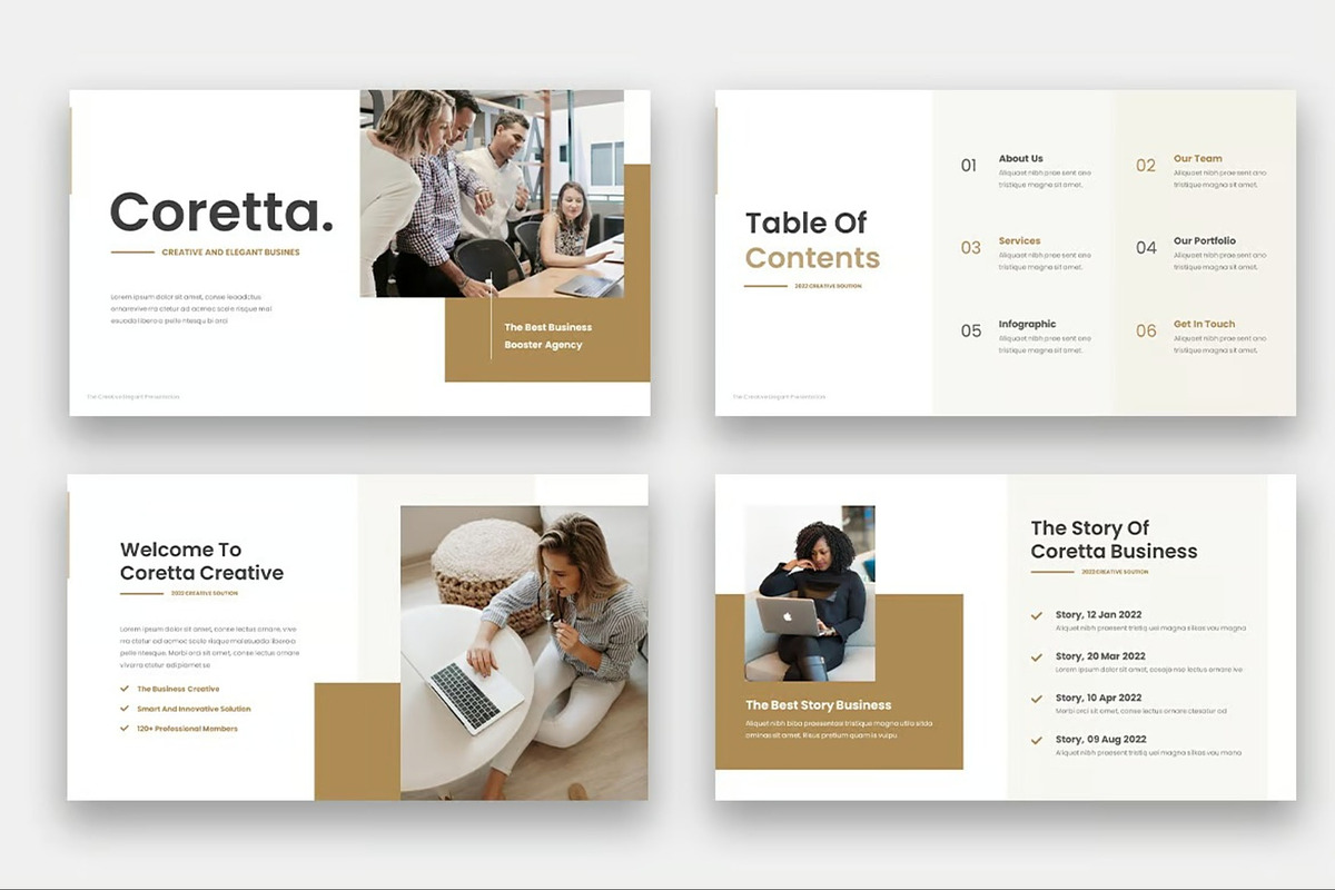 Coretta - Creative Elegant Keynote, a Presentation Template by Fit-tee (Photo 5 of 6)