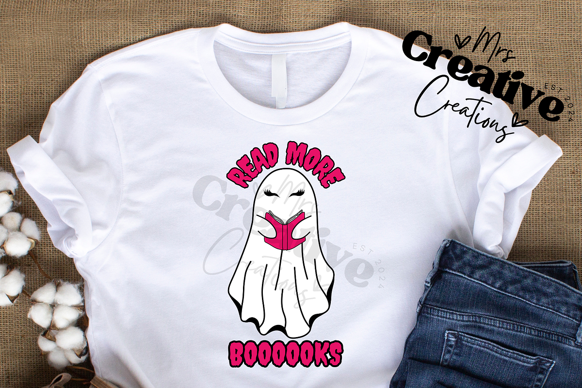 Read more Books Cute Ghost Halloween, a Graphic by Mrs. Creative Creations (Photo 6 of 6)