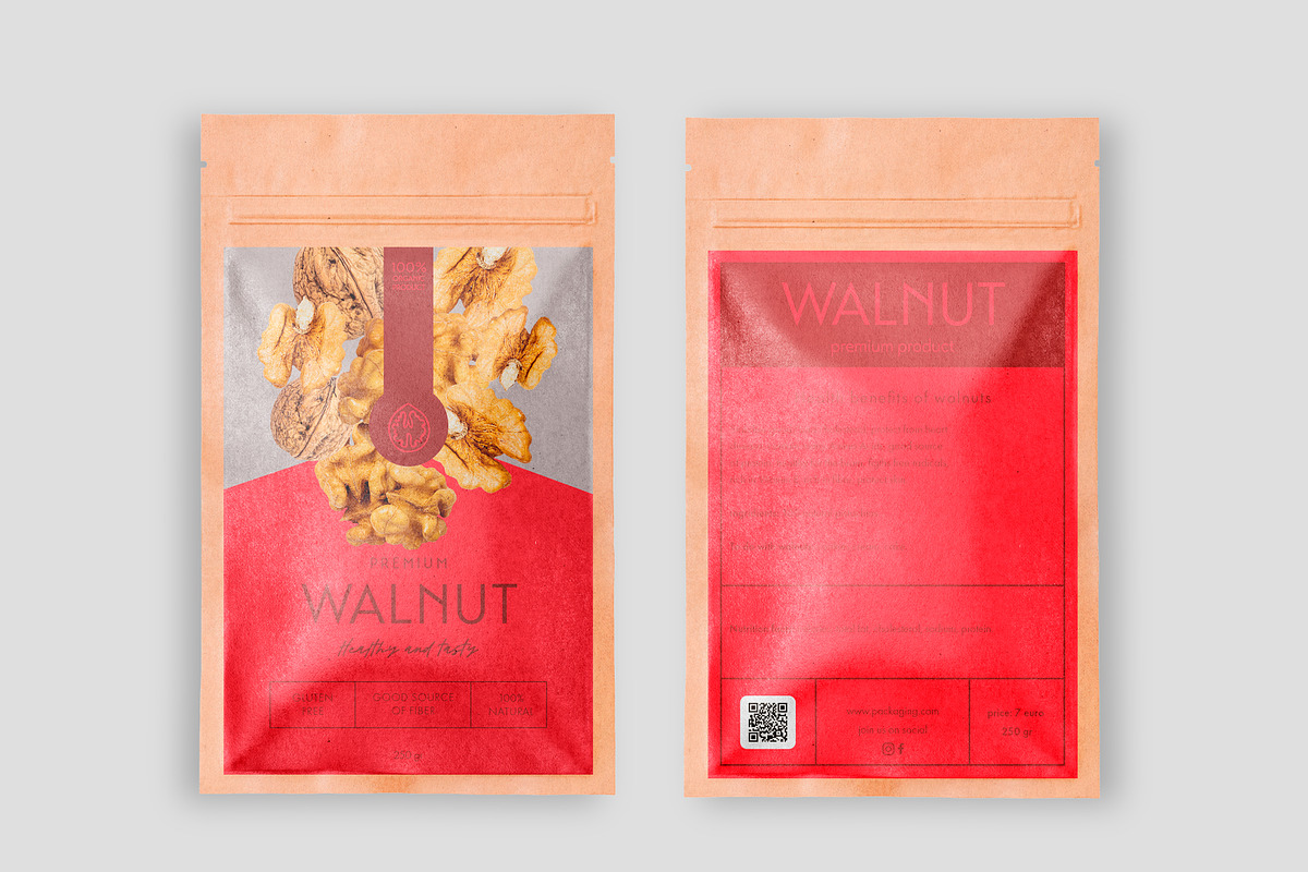 Editable Template Ps for nuts collection preview 6