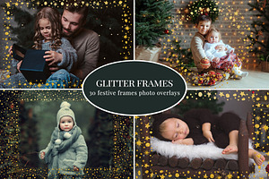 Glitter Frames Photo Overlays