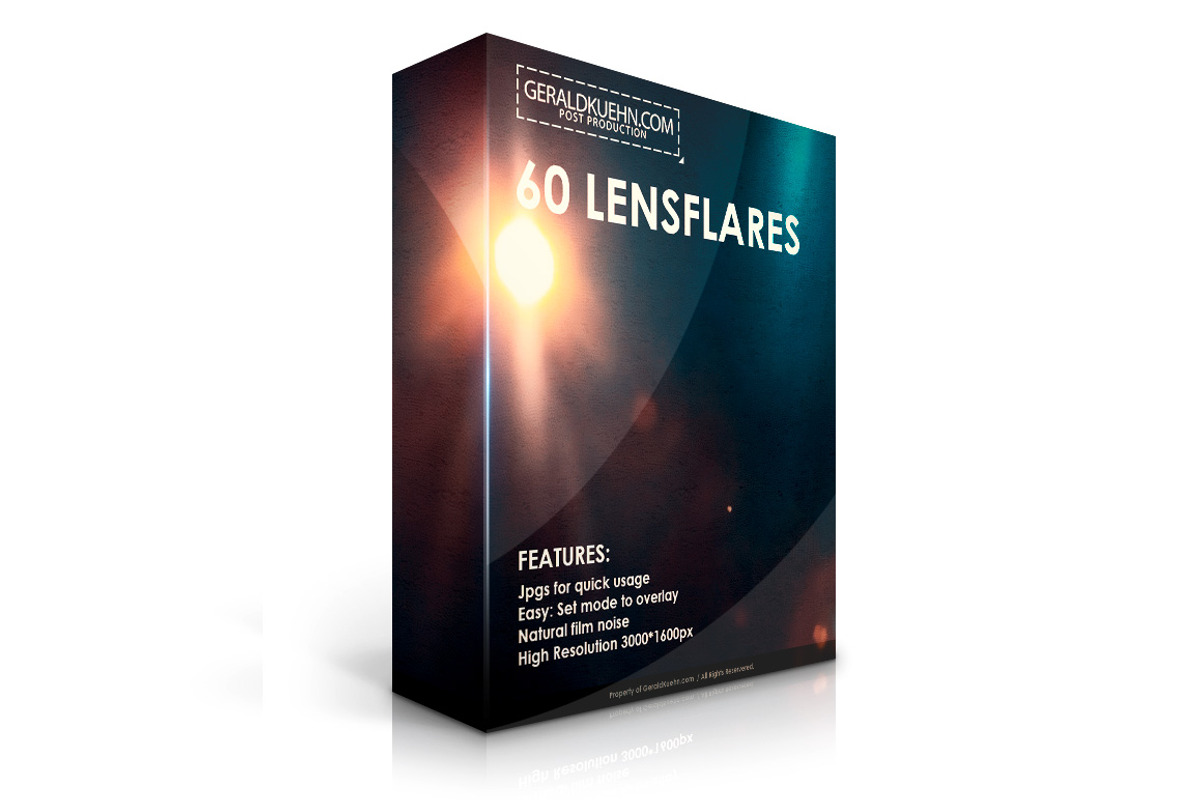 60 Lensflares / Light Leaks Overlays, a Texture Graphic by Abstract Background (Photo 2 of 4)