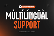 Millow - Condensed Unique Logo Font, a Sans Serif Font by Sensatype (Thumbnail 13 of 13)