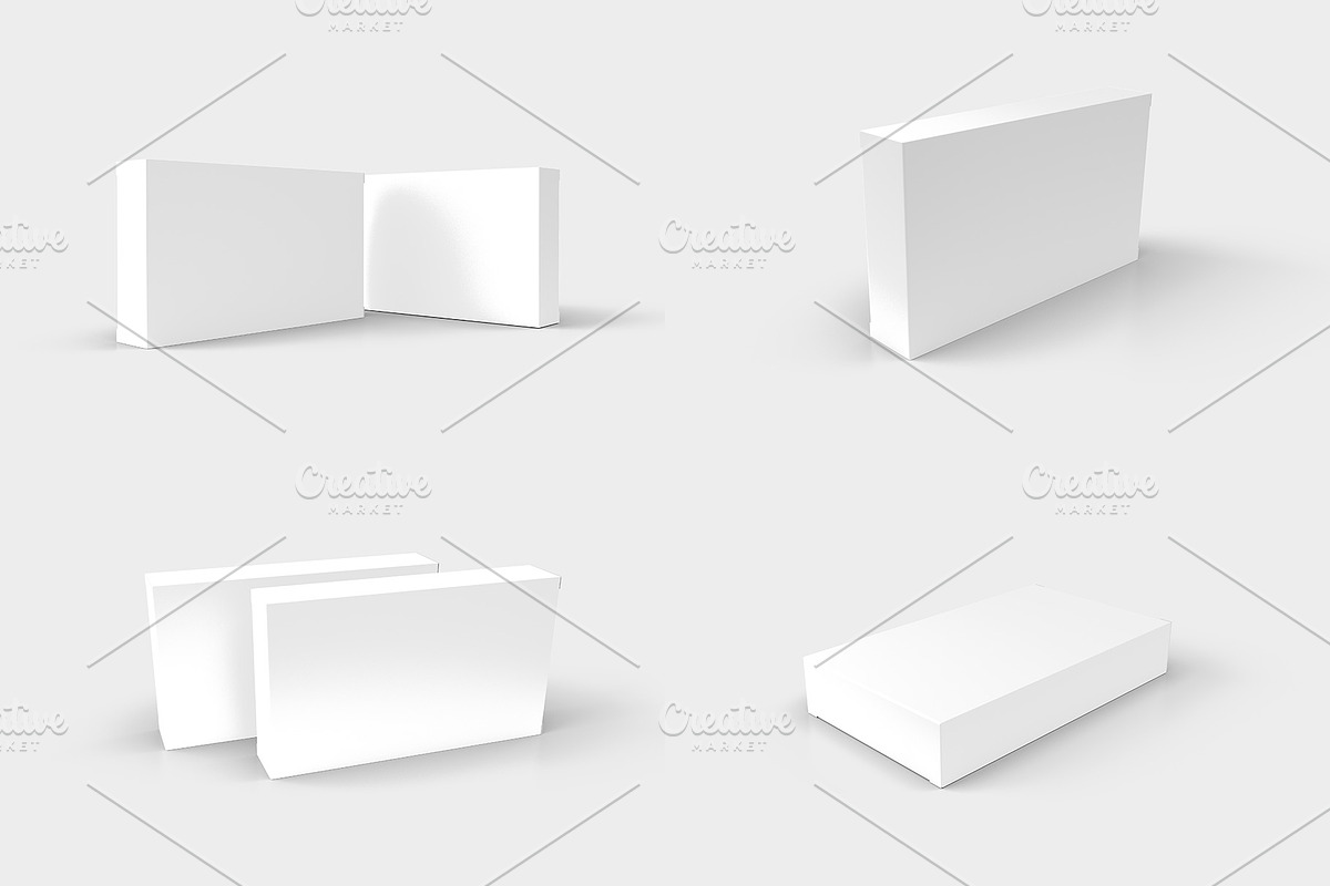 Medicine Box Mock-up v.2 - 9 Views, a Packaging Mockup by Illusiongraphic (Photo 20 of 21)