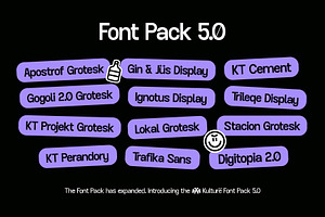 Font Pack 5.0