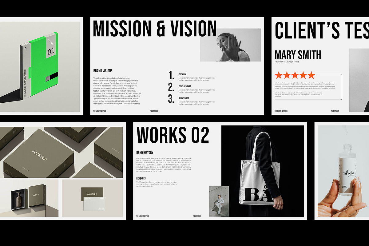 Creative Studio Portfolio Template, a Presentation Template by Devators (Photo 4 of 7)