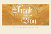 Highcrest Elegant Blackletter Font, a Blackletter Font by Letterara (Thumbnail 15 of 15)