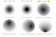 Radial halftone gradients for iPad, a Brush Add-On by Mona Ahmed (Thumbnail 9 of 22)