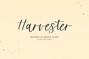 Harvester Script, a Script Font by Beck McCormick (Thumbnail 1 of 10)