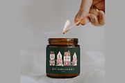 Christmas Village watercolor set, a Decorative Illustration by Estudio 812 (Thumbnail 9 of 10)