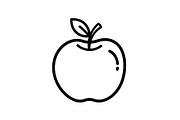 Apple Fruit Vector Icon Bundle, an Illustration by musafir_fashion (Thumbnail 48 of 49)