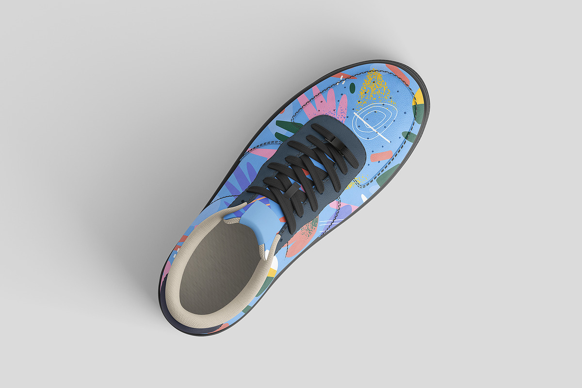 Sneakers Air Force Mockup, a Merchandise Mockup by GraphicVil (Photo 5 of 9)