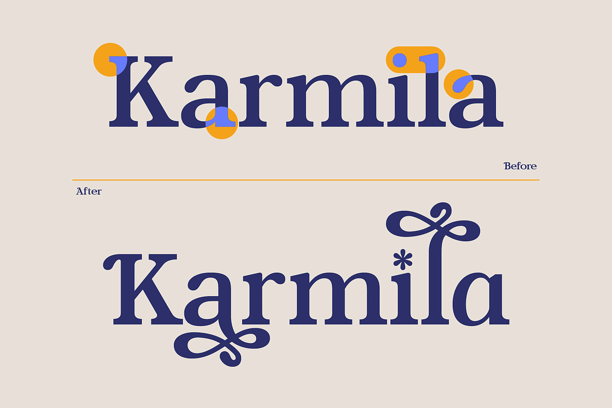Bagiora - Chunky Foodie Serif Font, a Serif Font by Casloop Studio (Photo 6 of 10)