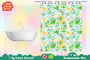 Cute Mint Lemon Soda Seamless, a Background Graphic by K.JackArtwork (Thumbnail 7 of 8)