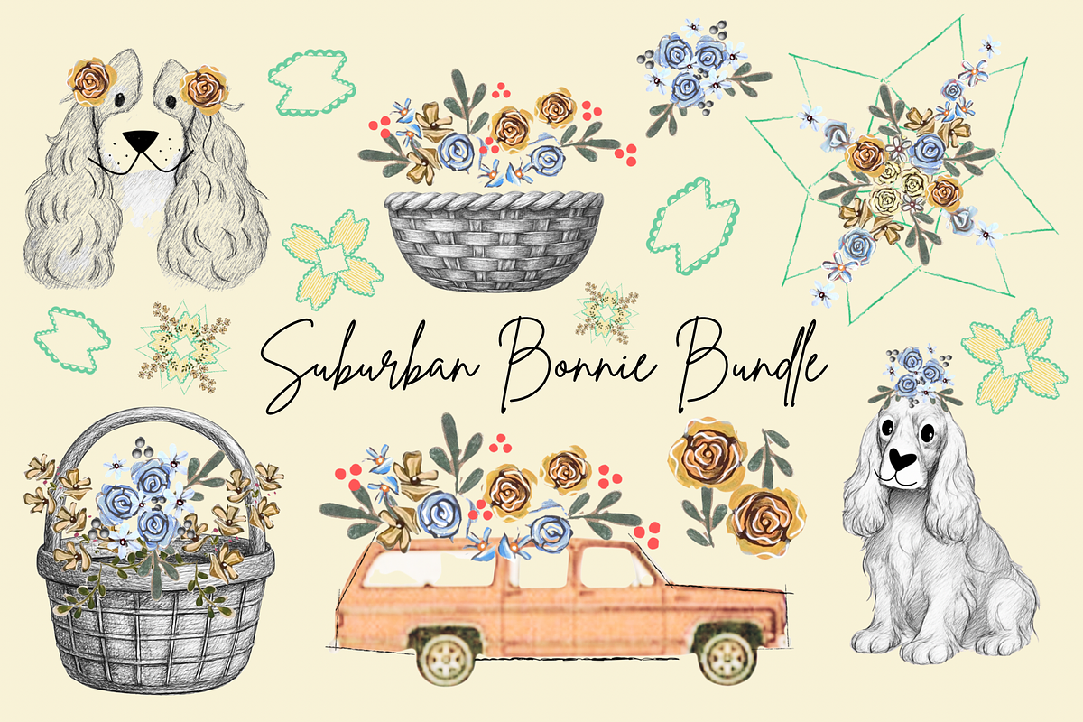 1980's suburbia nostalgia, a Decorative Illustration by Grandma's Lore (Photo 1 of 7)