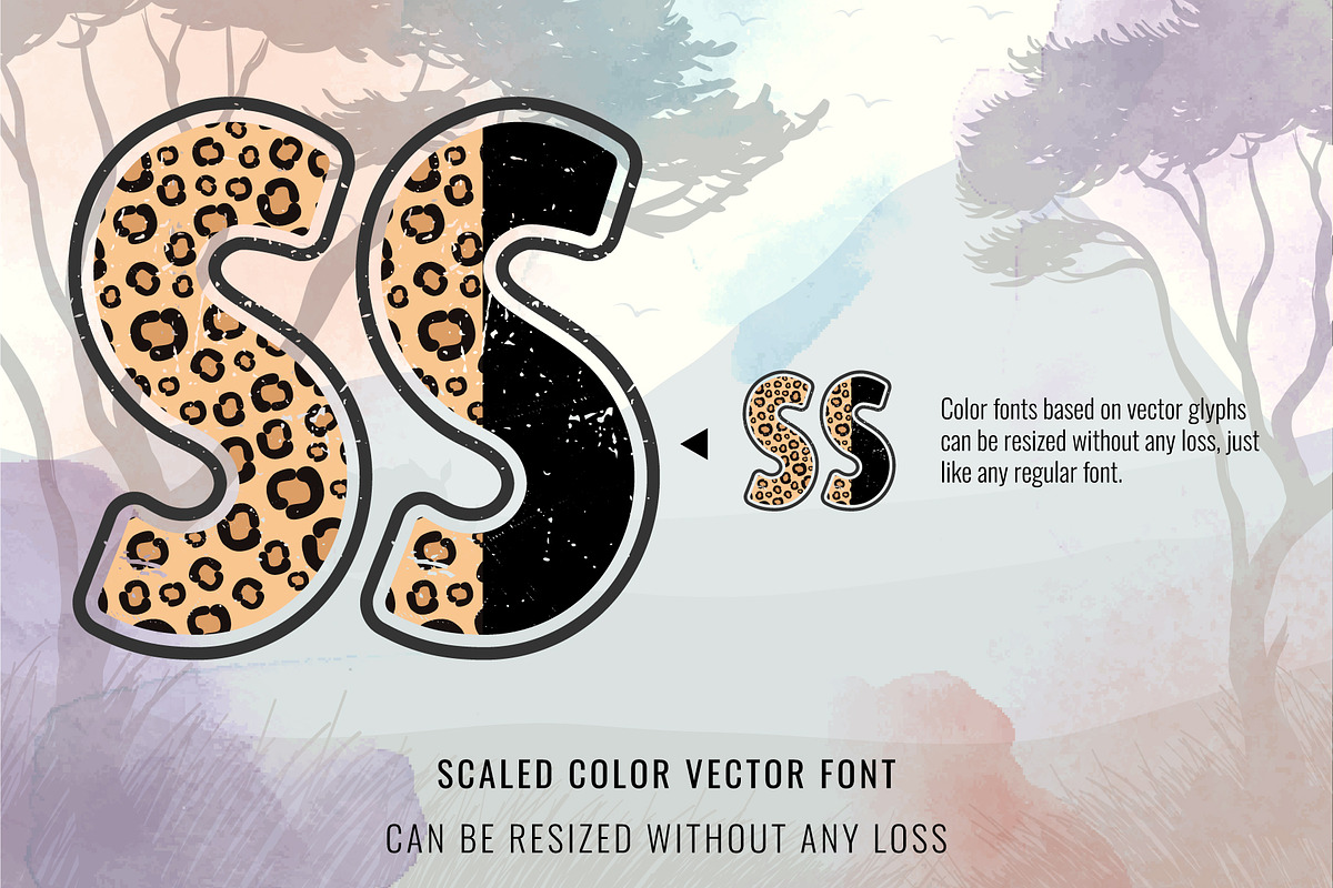 Half Leopard Font, a Symbol Font by Font Craft Studio (Photo 6 of 6)