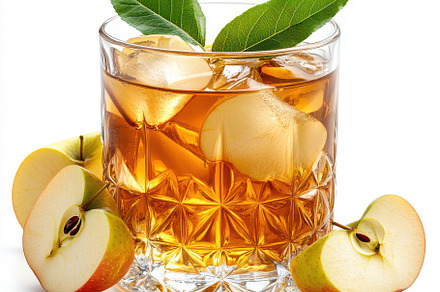 Refreshing Iced Apple Juice in a Cry, a Food & Drink Photo by Pixeness