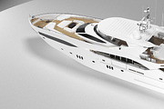 Sunseeker Predator 130 superyacht, a Cars & Vehicle 3D Model by arapps3d (Thumbnail 20 of 21)