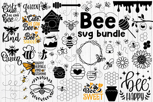 Bee Svg Bundle