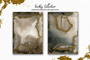 Earthy Watercolor with Gold Veins, a Texture Graphic by Marmoris.Arts (Thumbnail 8 of 13)