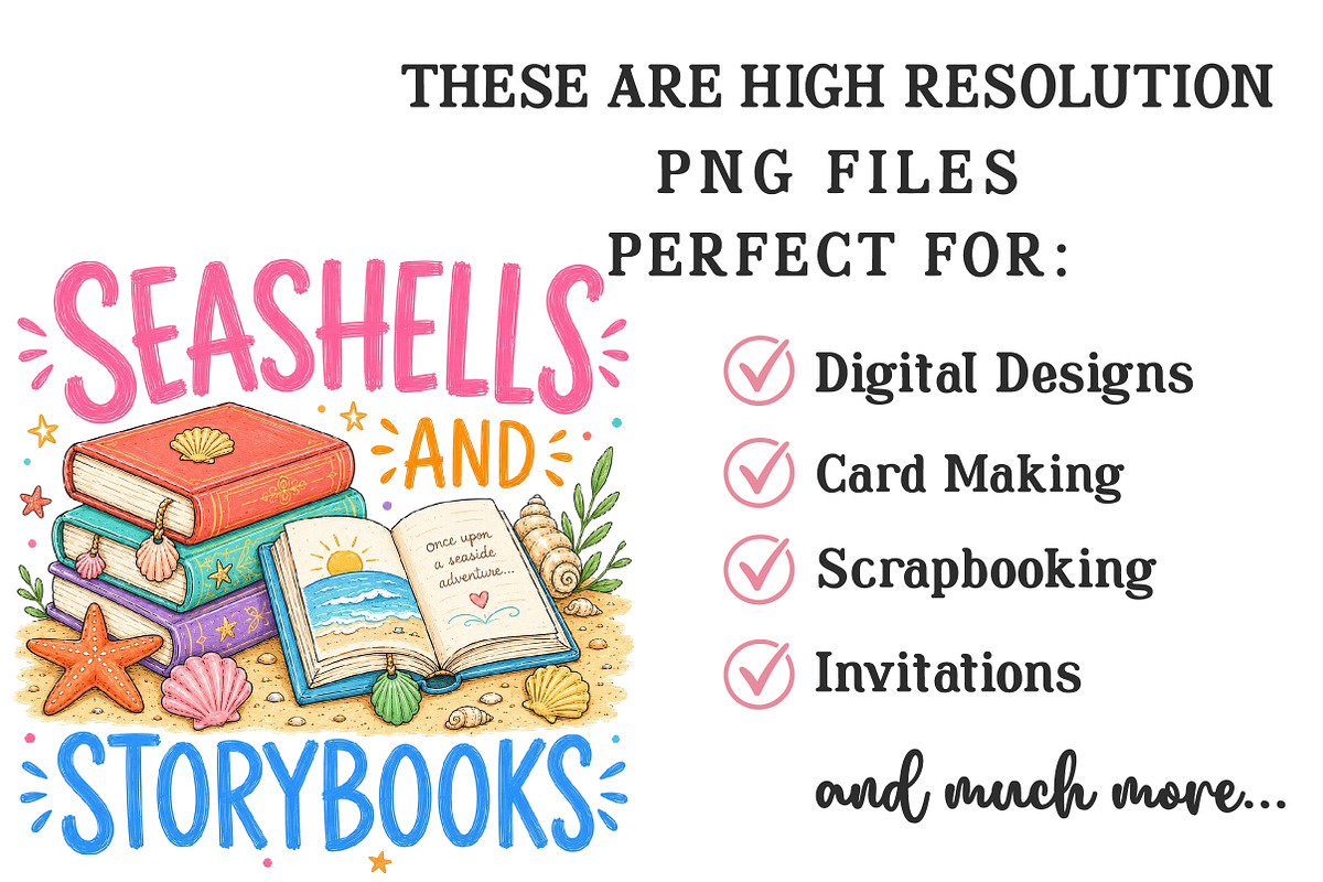 Summer Book Lover Bundle PNG, a Seasonal Illustration by OK Design (Photo 6 of 6)